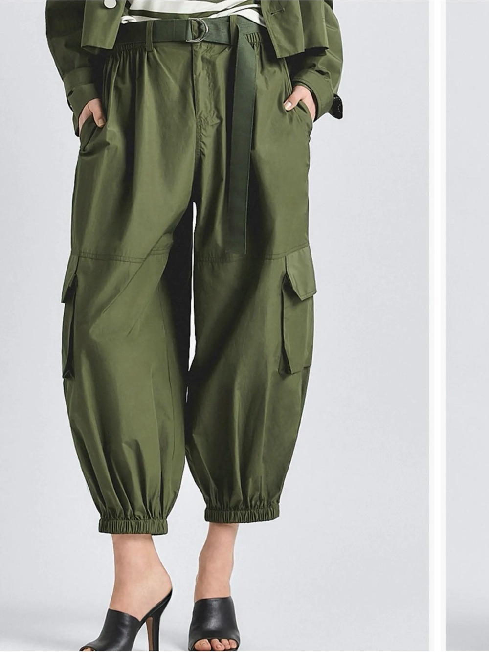 Derek Lam 10 Crosby Tasmin Balloon Cargo Pants